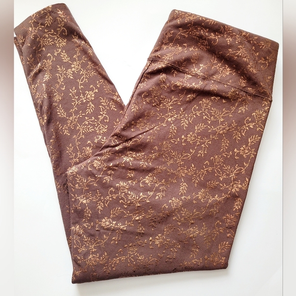 Soft Surroundings Women's Stretch Cotton High Rise Legging Ankle Coffee Bean XL - Picture 3 of 13